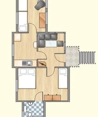 公寓 Strandhaus Wiek